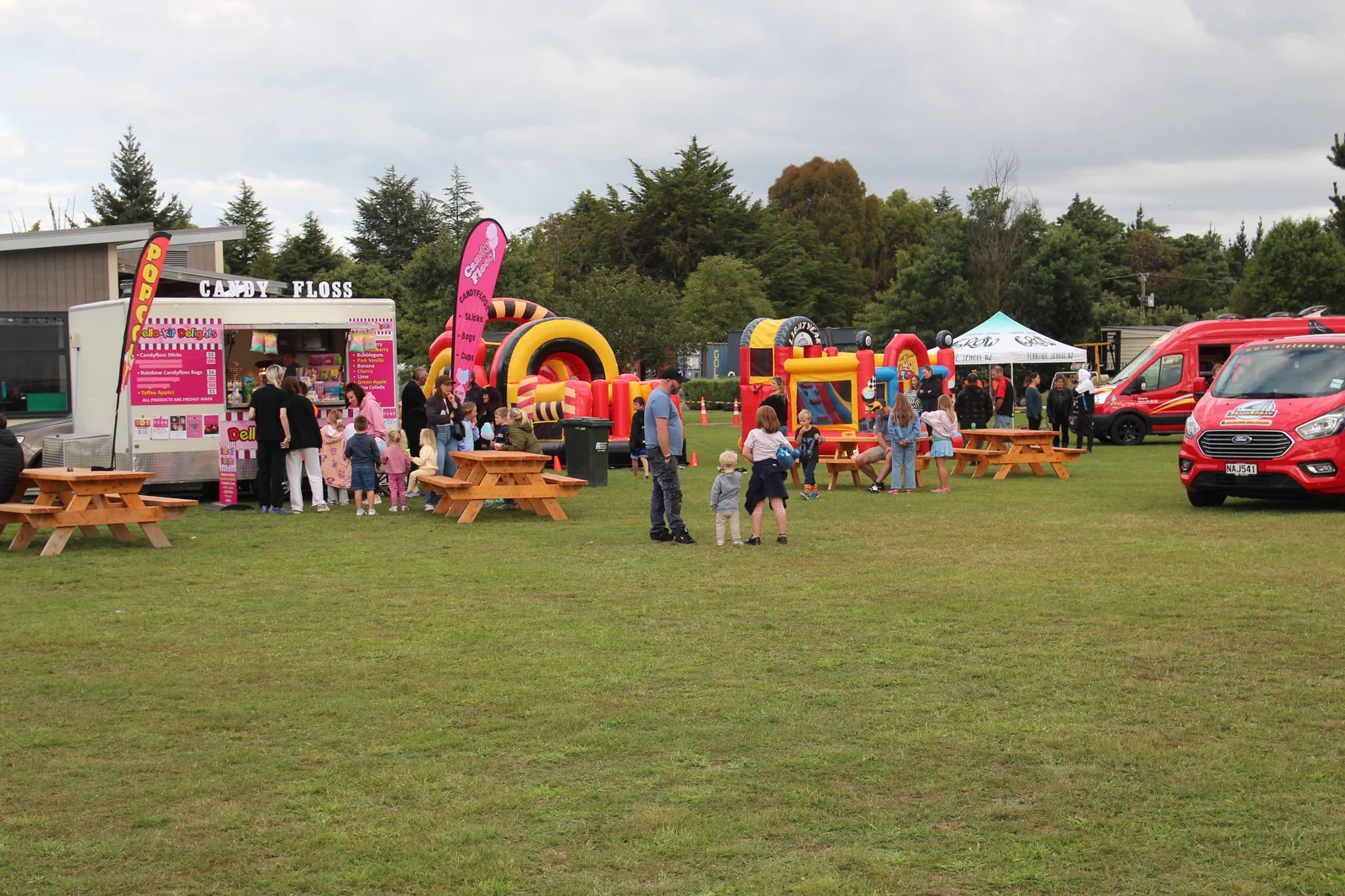 Stella-Kip Delights candy floss sweet treats truck and family fun zone at Firefly Cinemas NZ